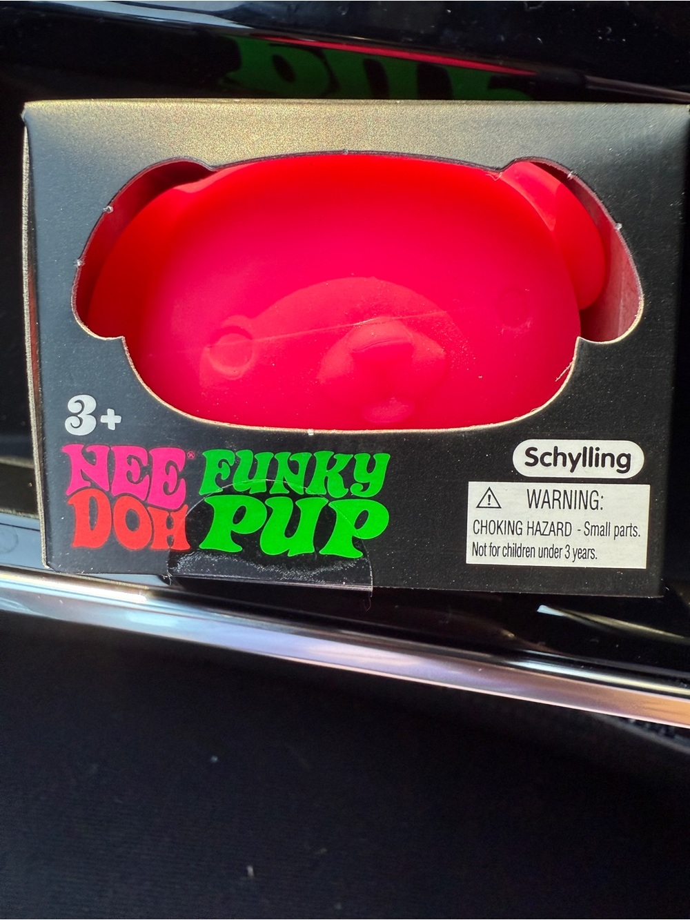 NeeDoh Funky Pup Dog Toy - Bright Pink